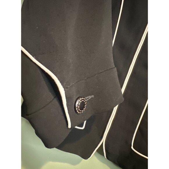 Canvasbacks Women’s 14 Black Vintage Blazer Y2K Embroidered Designs Made in USA - Picture 7 of 8